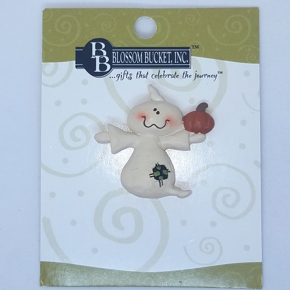 Vintage BB Blossom Bucket Ghost Pin NWT